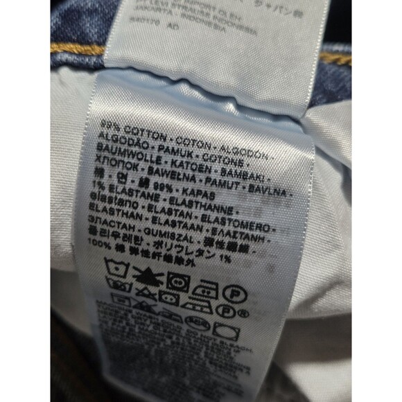 Levis Ribcage Boot Jeans Women 27x33 Blue Bootcut Denim Stretch Rodeo Western - Picture 9 of 14